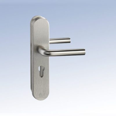 Standaard veiligheidsbeslag afgerond nikkel