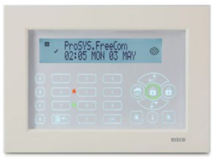 Bedienpaneel van Risco